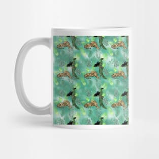 Jungle Lady and Leopard Mug